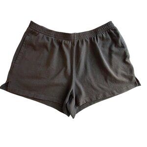 Wild Fable Womens Gray Cotton Elastic Waist Lounge Shorts  relaxed fit Size L